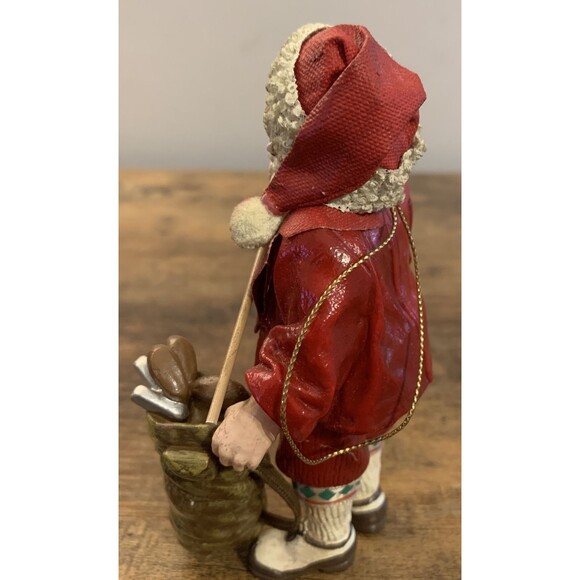 Kurt Adler "Par For The Claus" Golfing Santa Christmas Figure Fabriche KSA - Picture 5 of 6